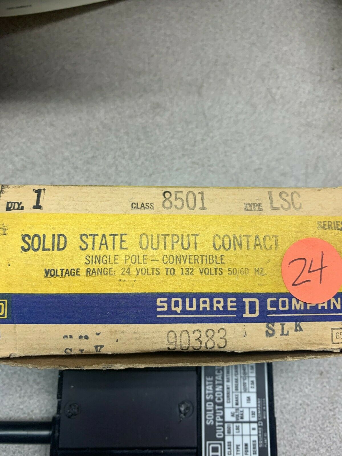 NEW IN BOX SQUARE D CONTACT 8501 LSC