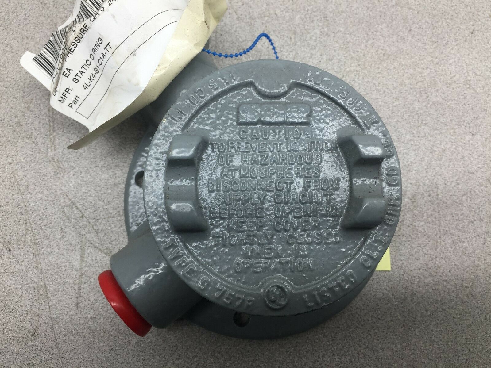 NEW NO BOX SOR 2-25 PSI PRESSURE SWITCH 4L-K4-S1-C1A-TT