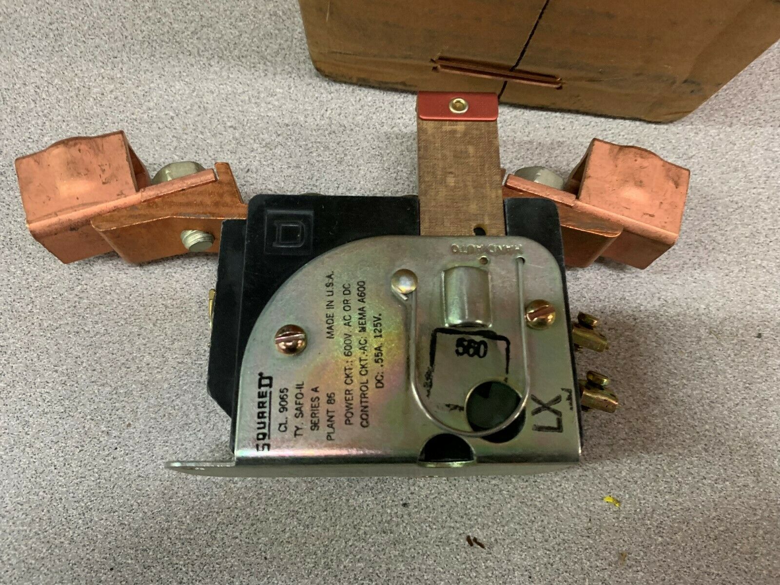 NEW IN BOX SQUARE D THERMAL OVERLOAD RELAY 9065 SAFO1L SERIES A