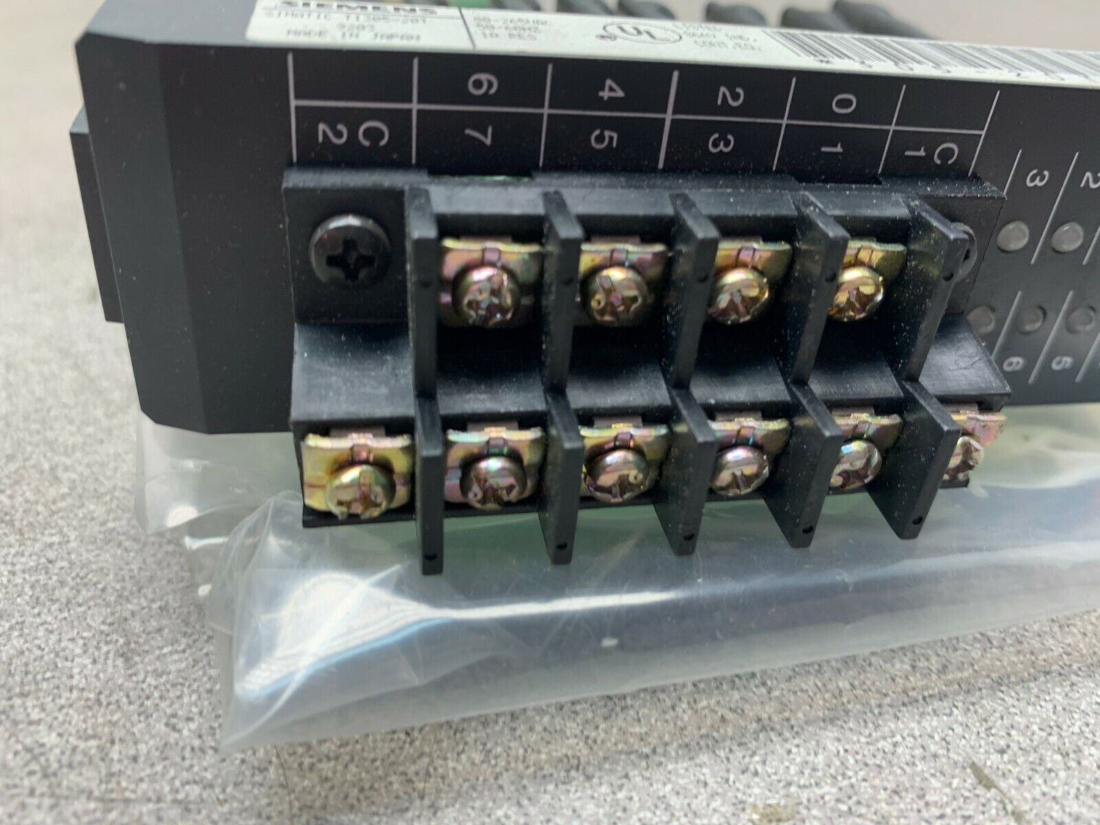 USED SIEMENS OUTPUT MODULE T1305-20T