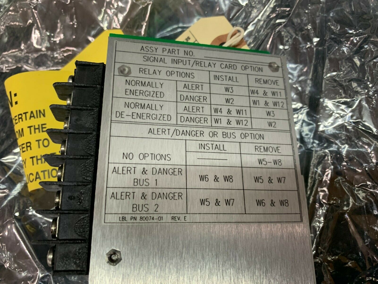 NEW NO BOX BENTLY NEVADA MODULE 78462-01 V