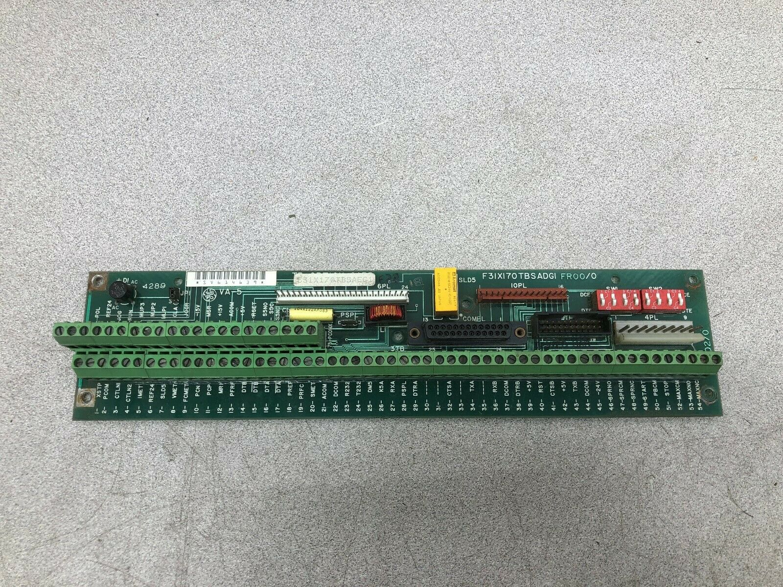 USED GE TERMINAL BOARD 531X170TBSAEG1