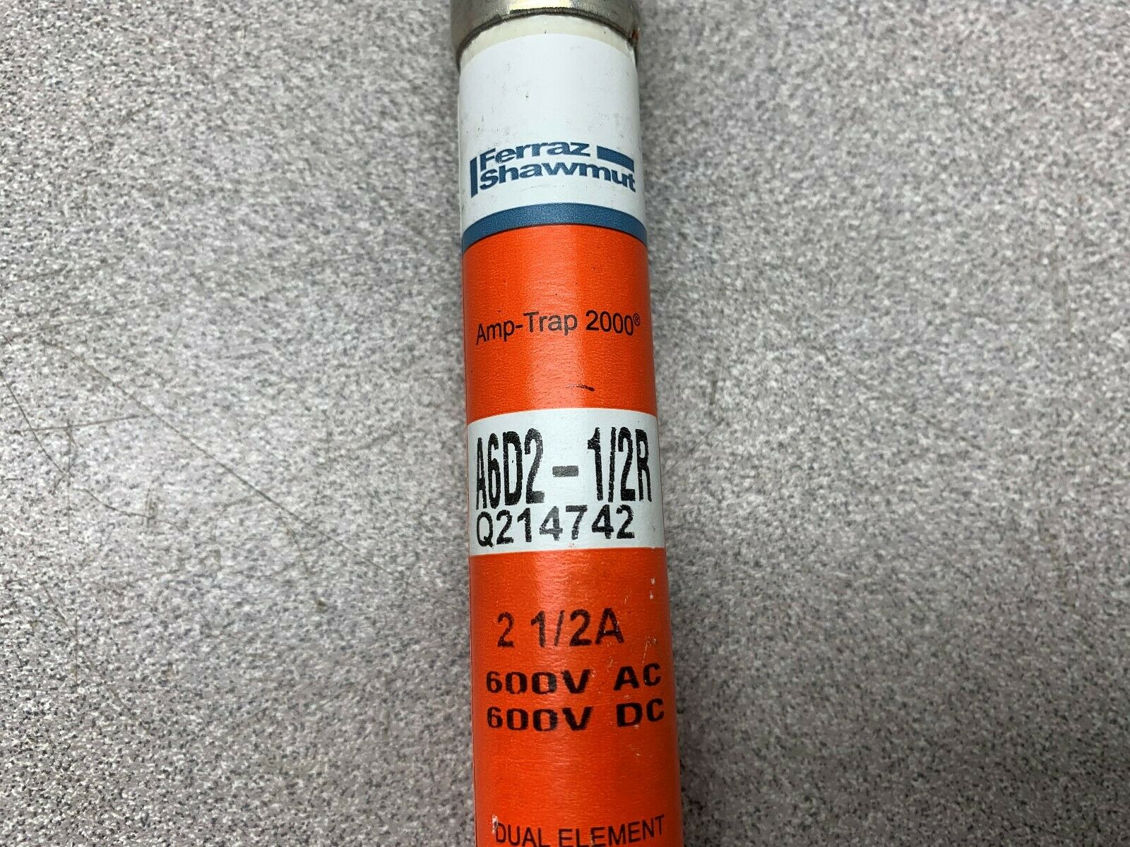 NEW NO BOX SHAWMUT FUSE A6D2 1/2R