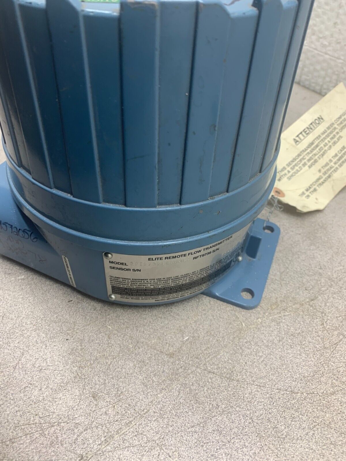 NEW NO BOX MICRO MOTION ELITE REMOTE FLOW TRANSMISTTER RFT9739E4SUJEZ