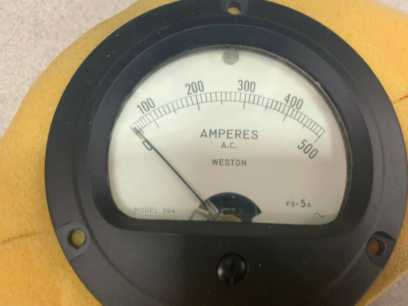 NEW NO BOX WESTON 0-500 ACA METER 304