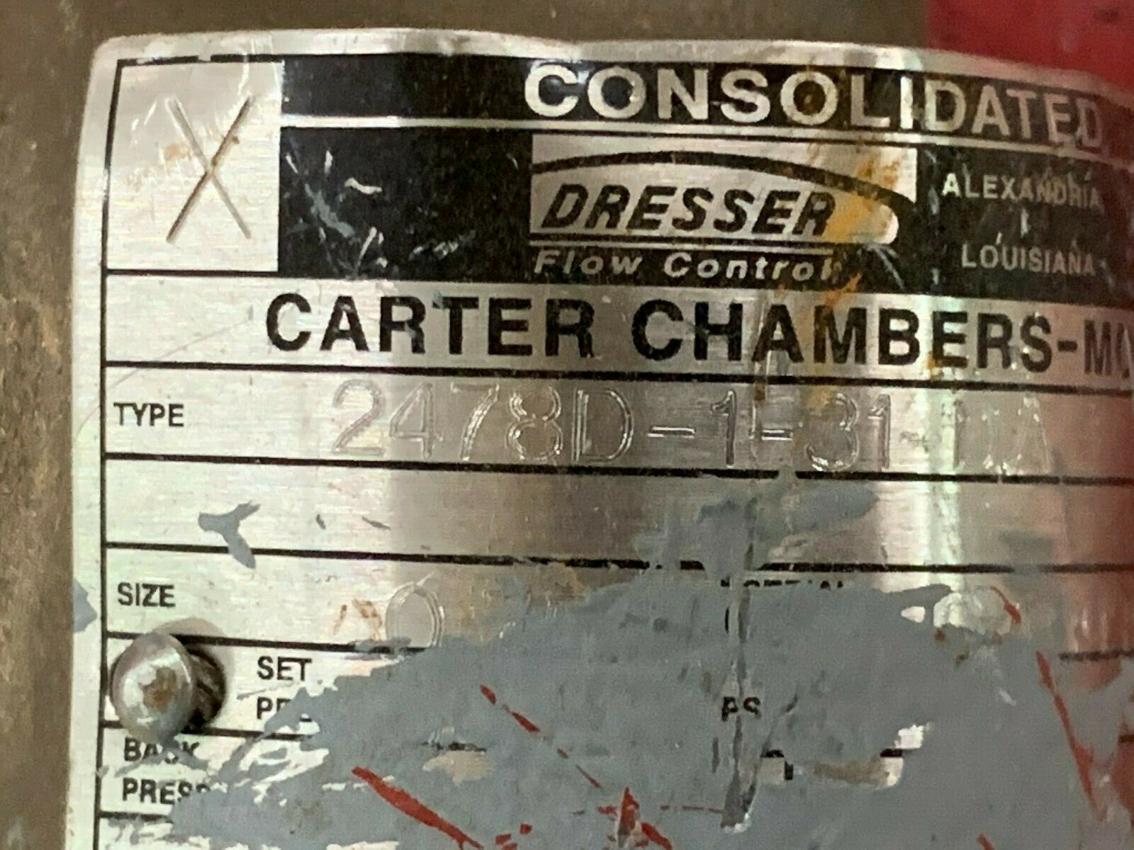 USED CONSOLIDATED 3/4" MNPT BRONZE RELIEF VALVE 2478D-1-31-DA