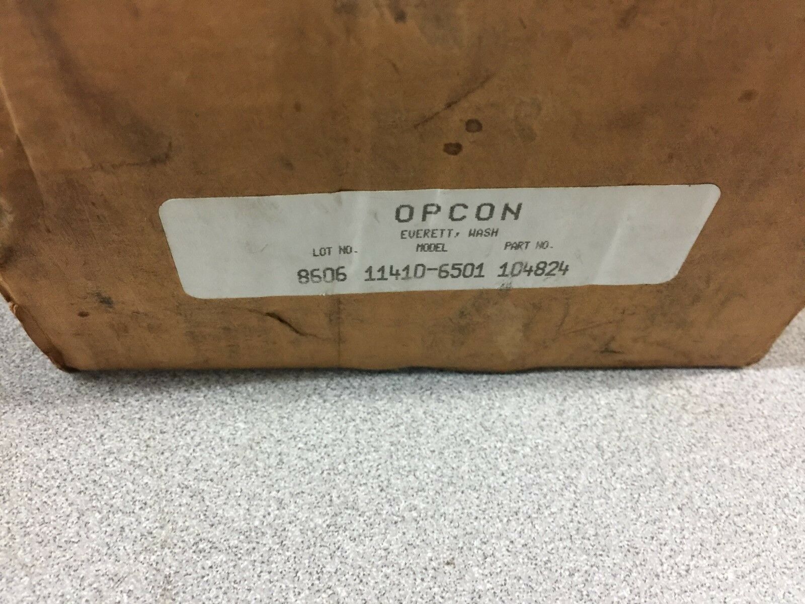 NEW IN BOX OPCON PHOTO ELECTRIC SENSOR 1141D-6501 104824
