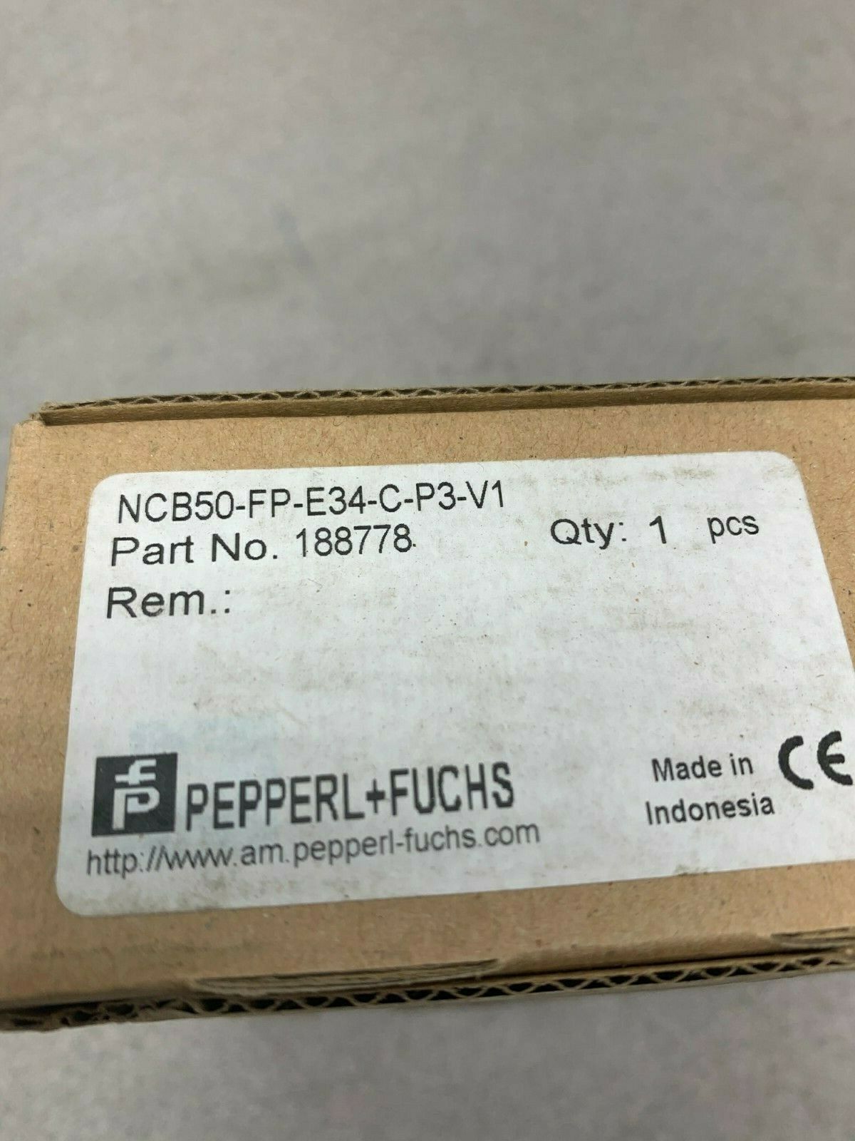 NEW IN BOX PEPPERL+FUCHS 118778 SENSOR NCB50-FP-E34-C-P3-V1