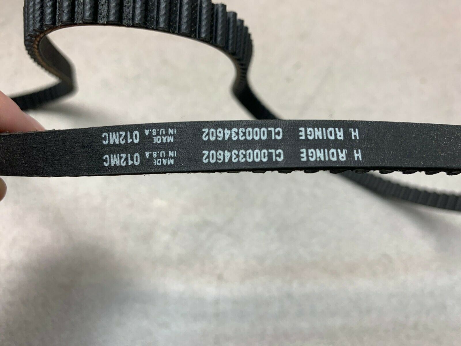 NEW NO BOX HARDINGE TIMING BELT CL000334602