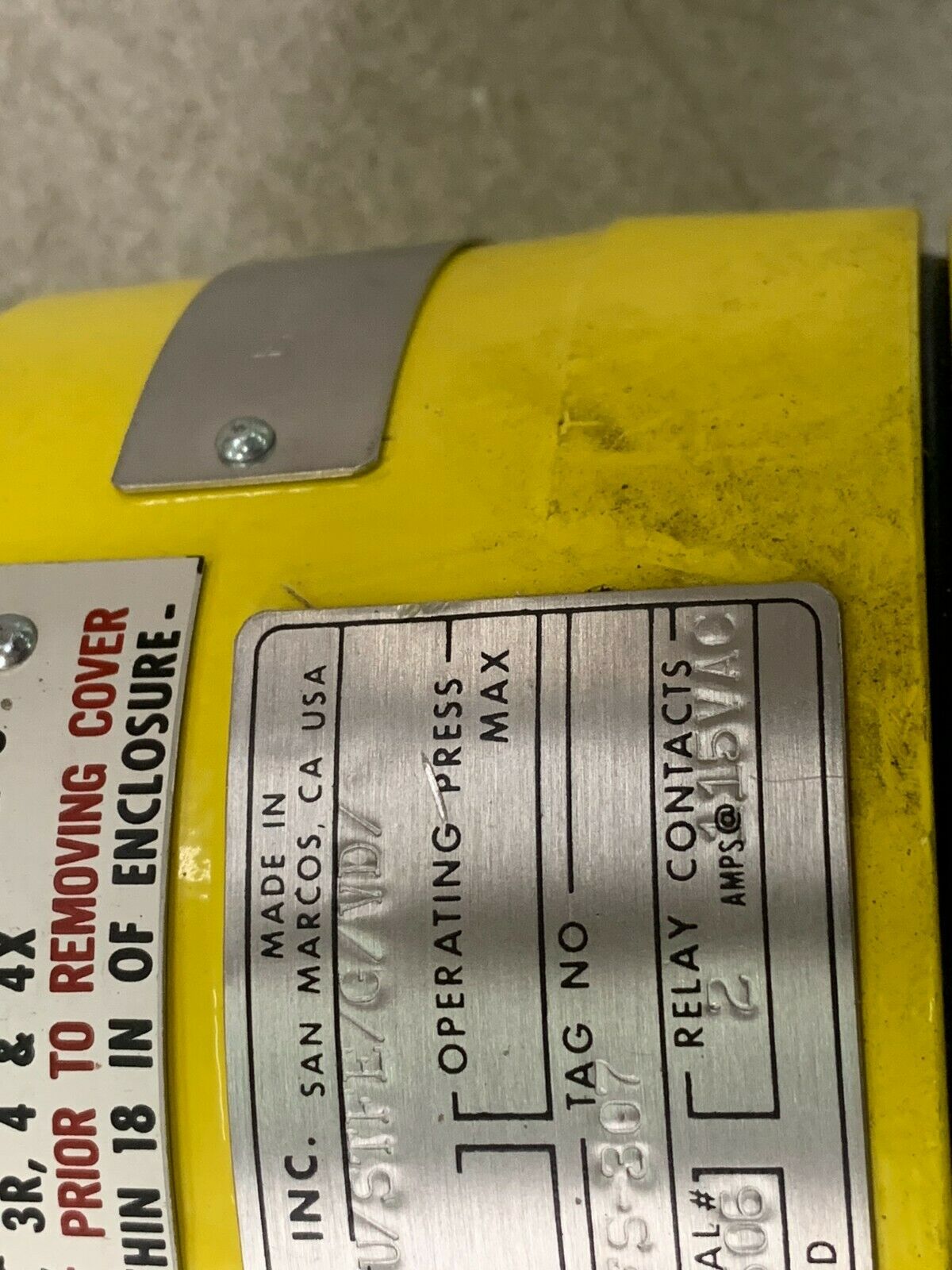 NEW FCI FLUID COMPONENTS 29/30 MODEL 12-64-3S/1"/10"U/STFE/G/VD/5181-W/T/