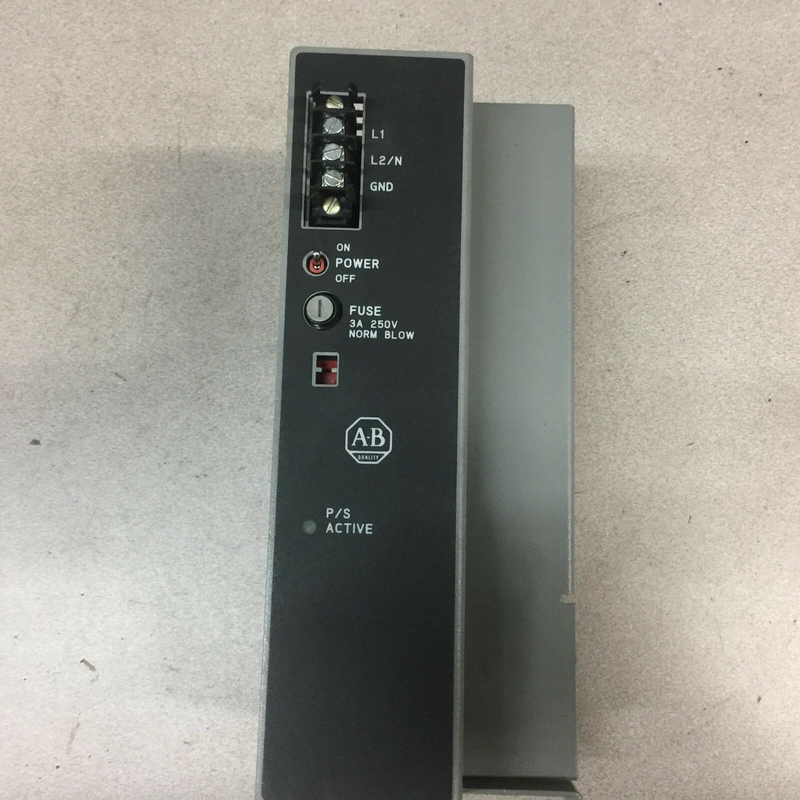 USED ALLEN BRADLEY 120/240V POWER SUPPLY 1771-P7 B