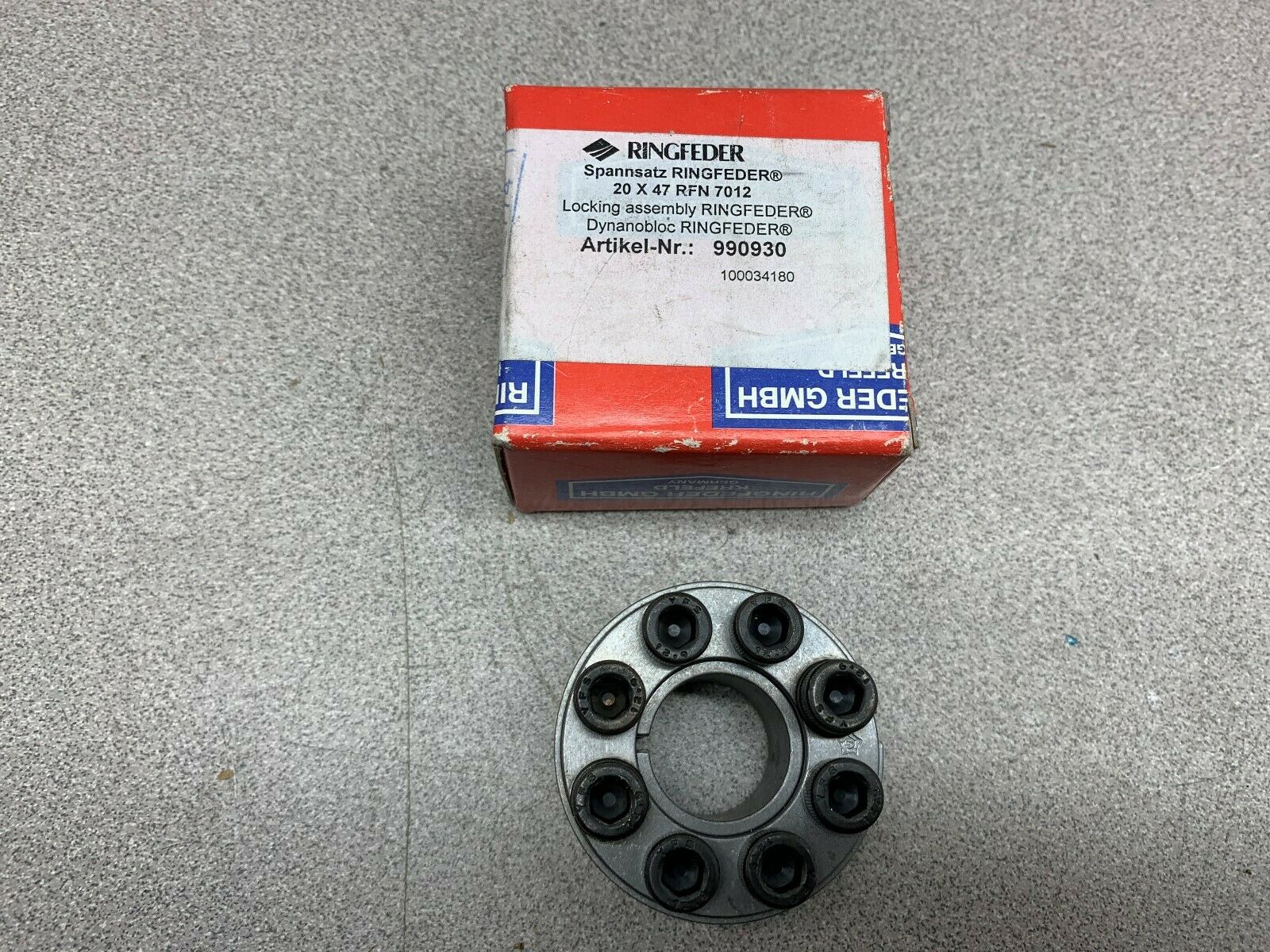 NEW IN BOX RINGFEDER LOCKING ASSEMBLY 990930