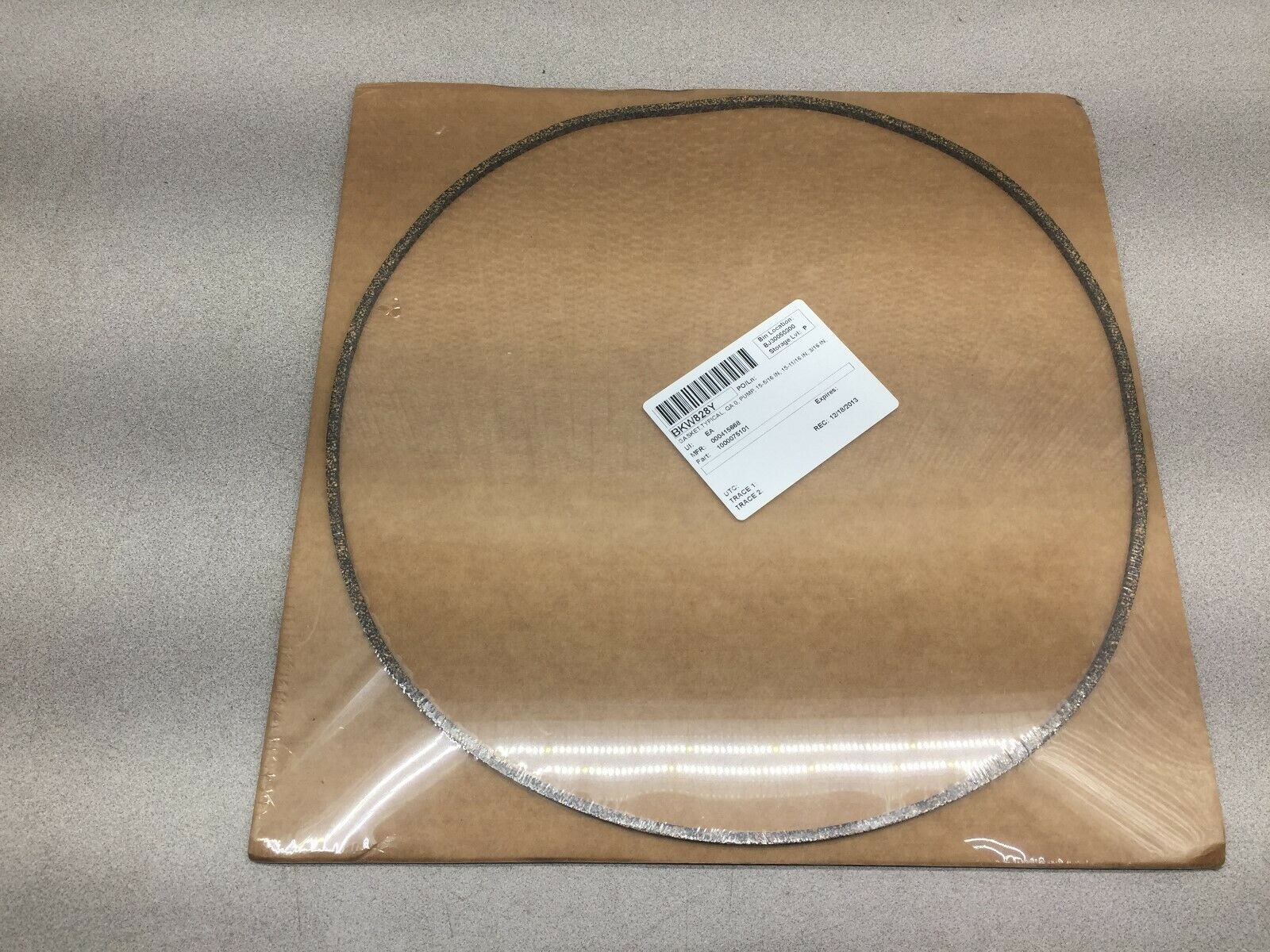 NEW IN PACK PUMP GASKET 15-5/16 IN 15-11/16 IN 3/16 1000075101