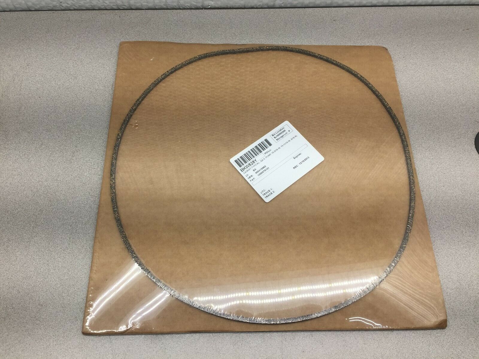 NEW IN PACK PUMP GASKET 15-5/16 IN 15-11/16 IN 3/16 1000075101