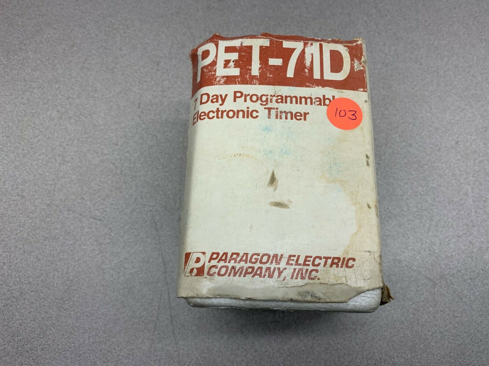 NEW NO BOX PARAGON TIMER PET71D-24