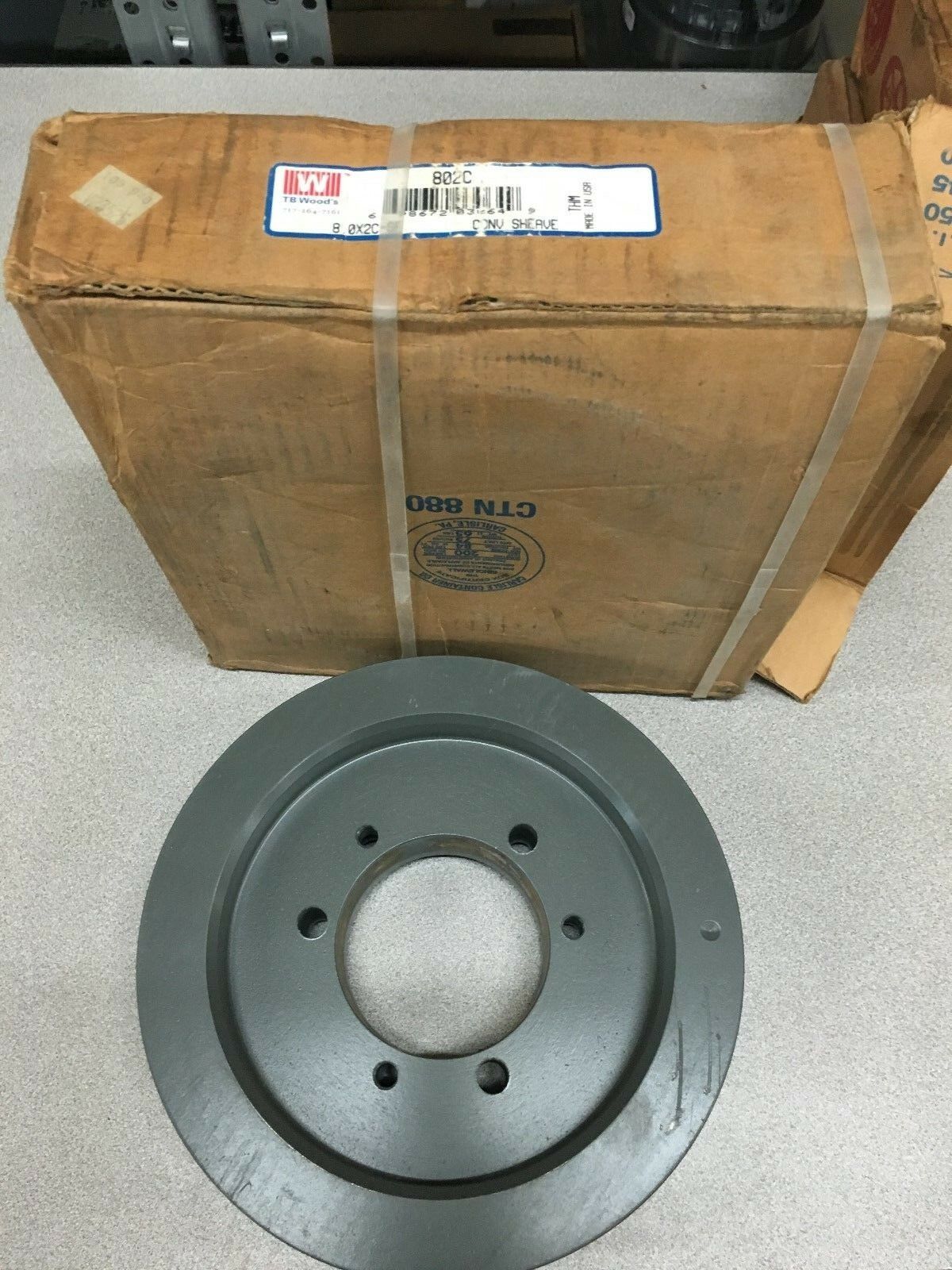 NEW IN BOX T.B. WOODS CONV SHEAVE 802C