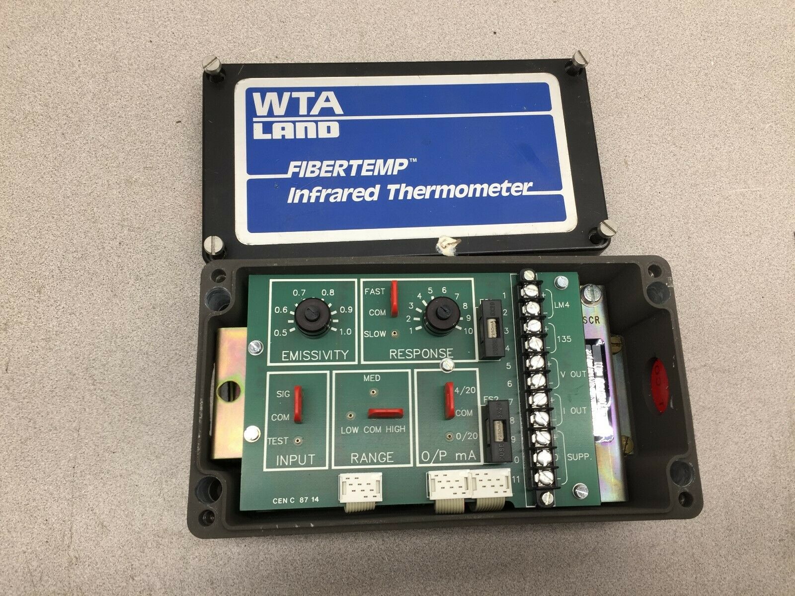 NEW NO BOX WTA LAND FIBERTEMP INFRARED THERMOMETER FIBERTEMP MKII