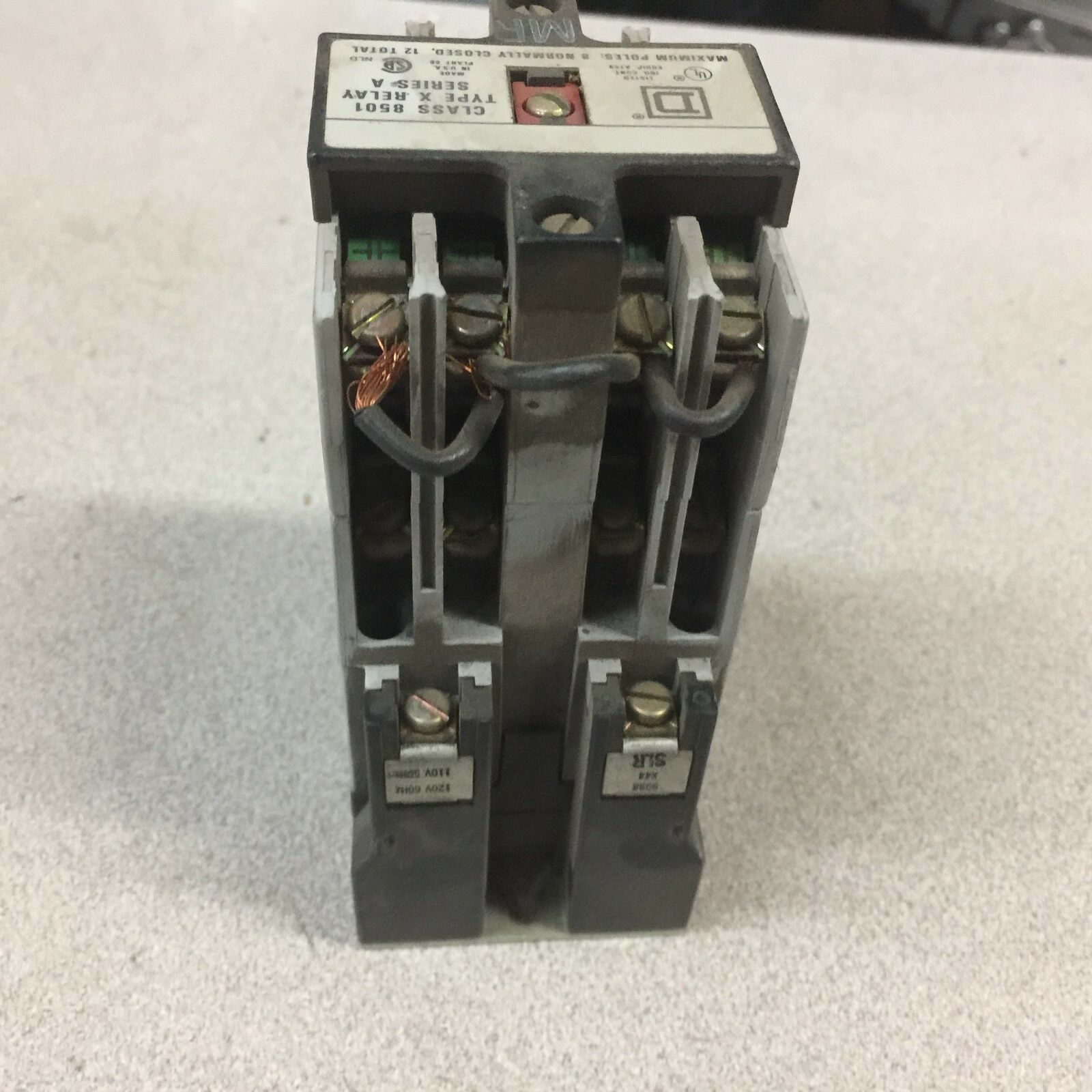 USED SQUARE D CONTROL RELAY 8501 X0 80
