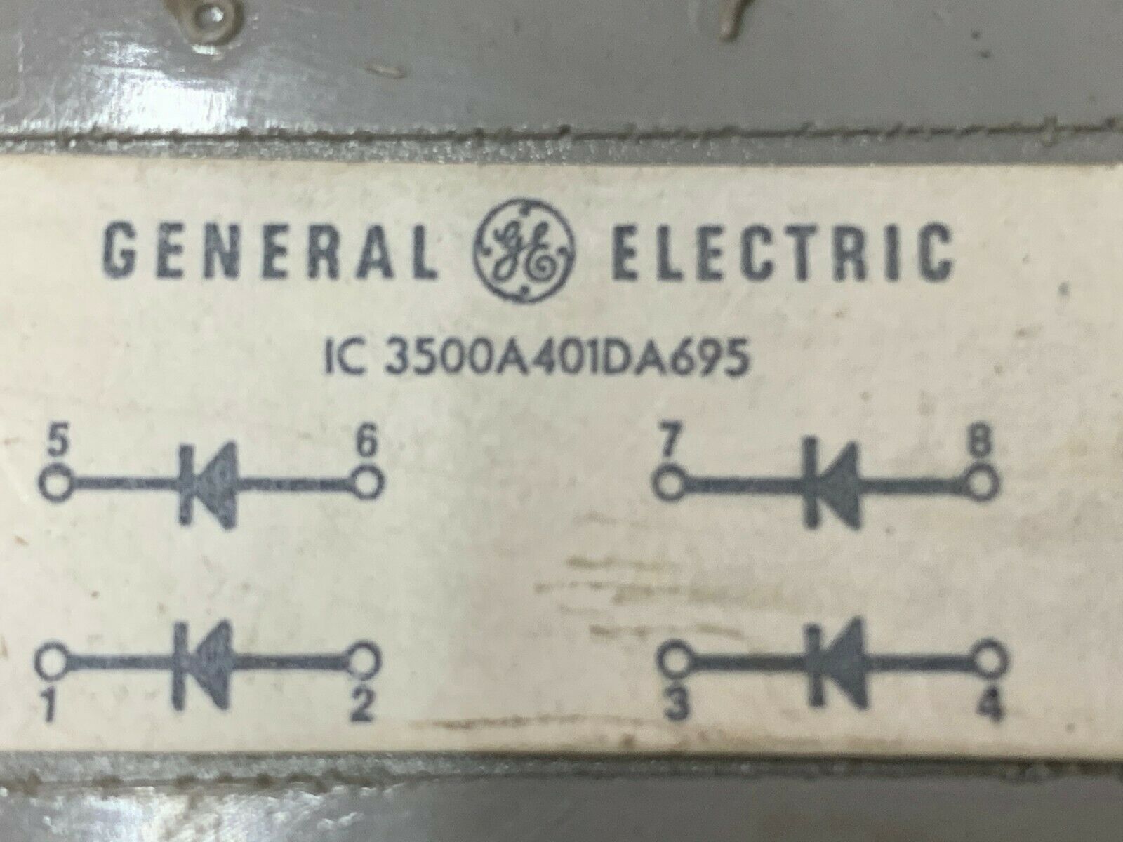 NEW NO BOX GENERAL ELECTRIC RECTIFIER IC 3500A401DA695