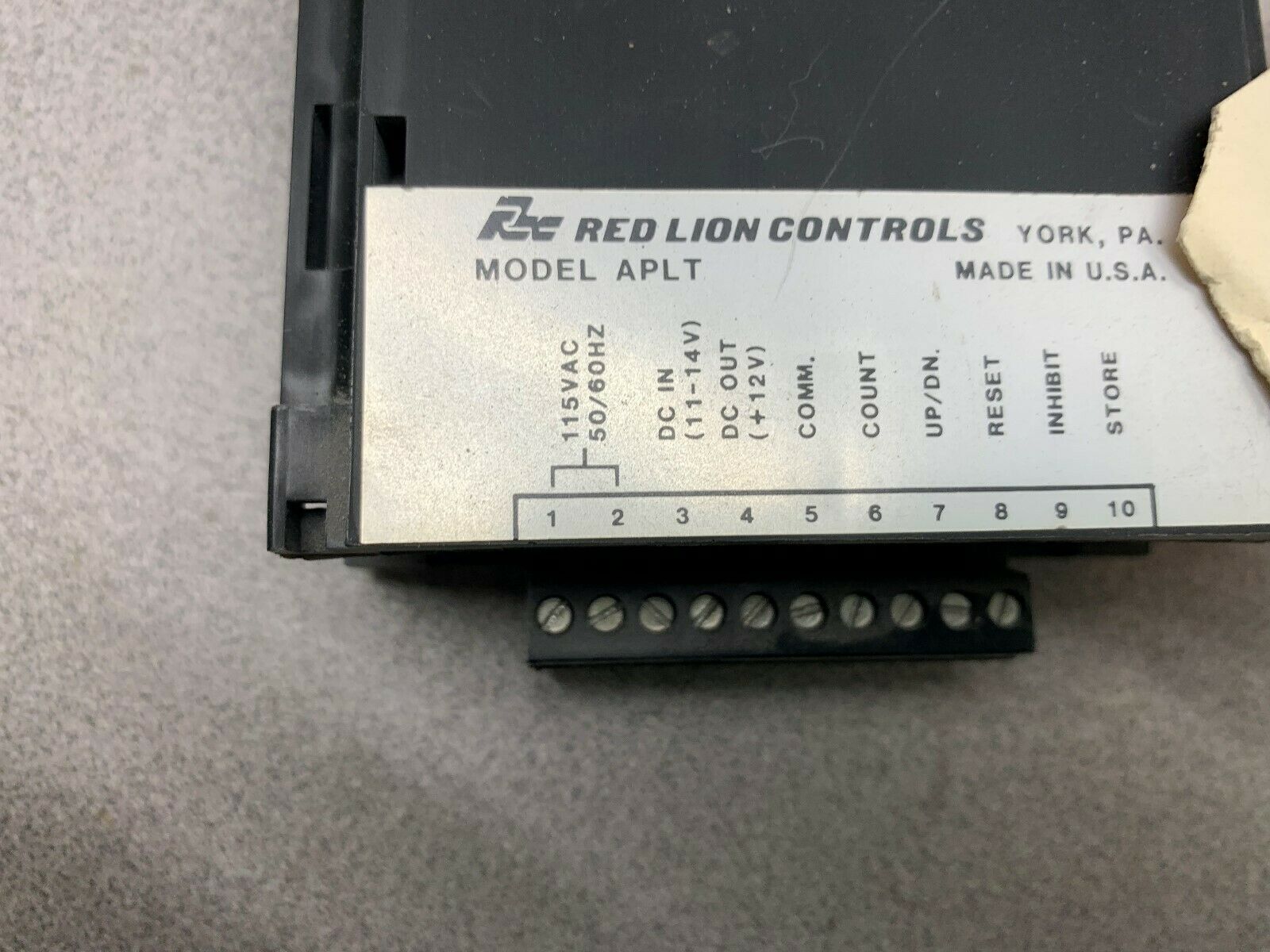 USED REDLION CONTROLS COUNTER APLT0600