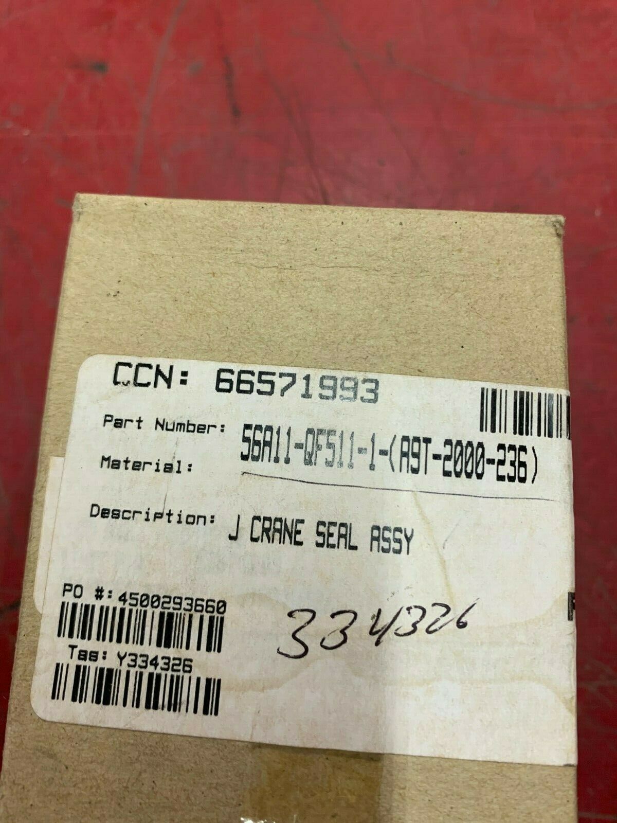 NEW IN BOX JOHN CRANE SEAL ASSEMBLY 56A11-QF511-1-(A9T-2000-236)