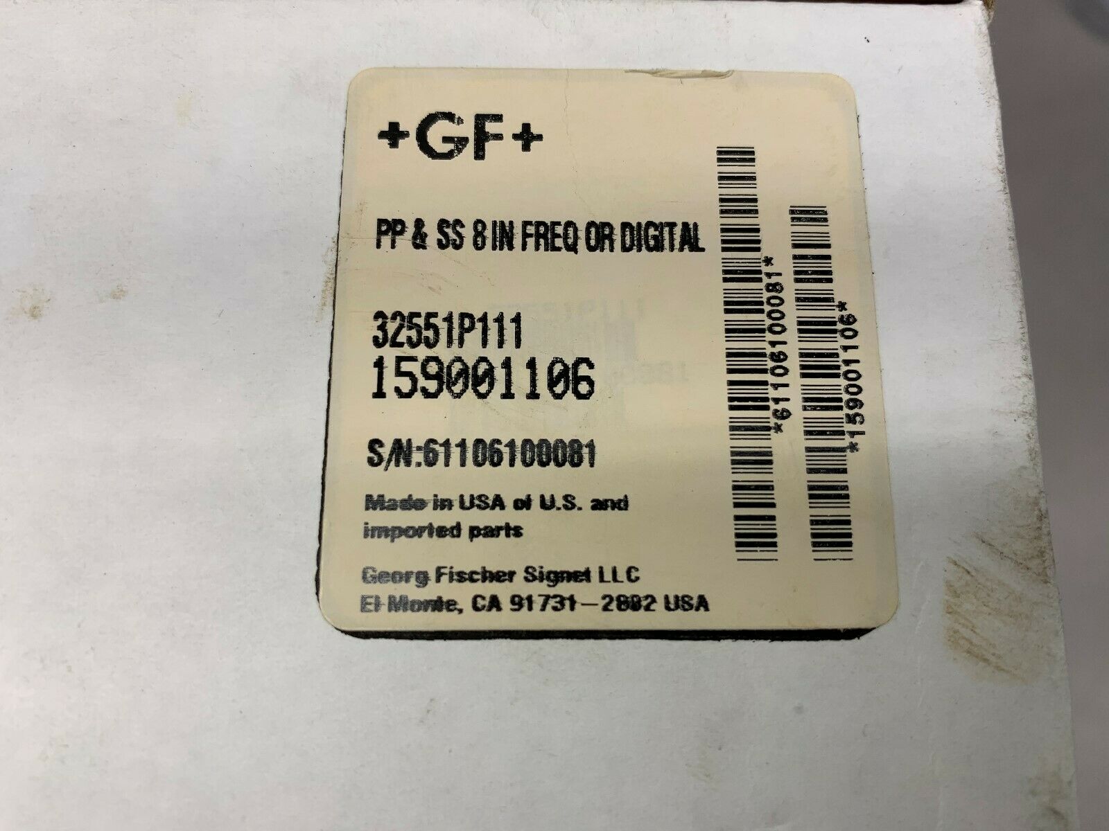 NEW IN BOX GF SIGNET AND THERMOCOUPLE 32551P111