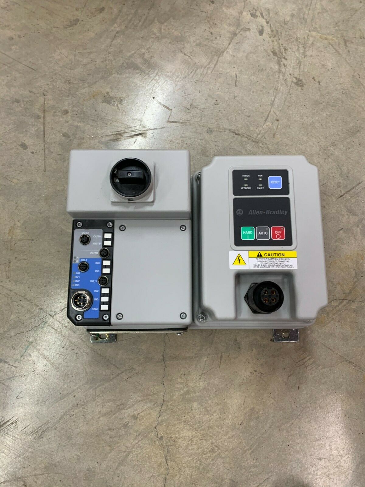 NEW NO BOX ALLEN-BRADLEY ARMORSTART DRIVE AND BASE 280D-F23Z-25D-CR-3