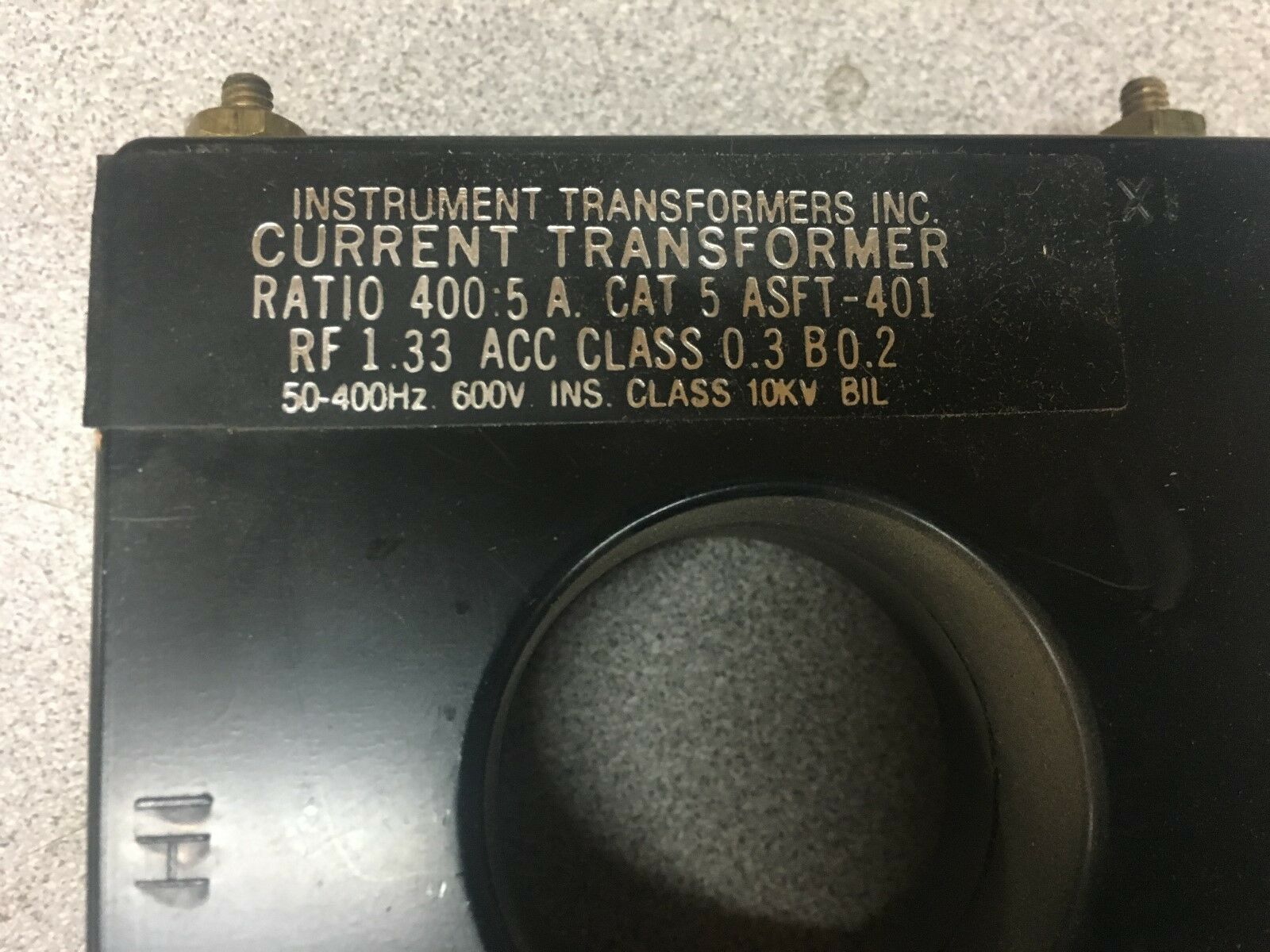 NEW IN BOX INSTRUMENT TRANSFORMERS ASFT-401