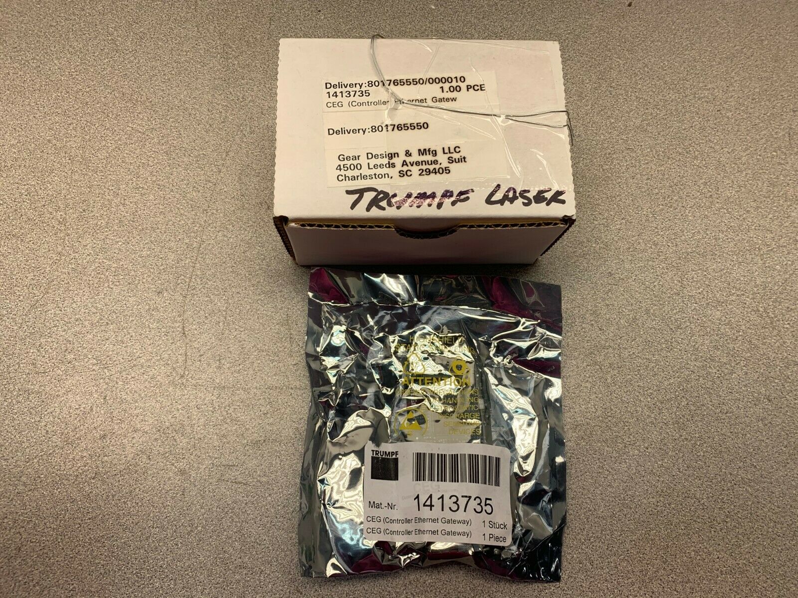 NEW IN BOX TRUMPF ETHERNET GATEWAY CONTROLLER 1413735