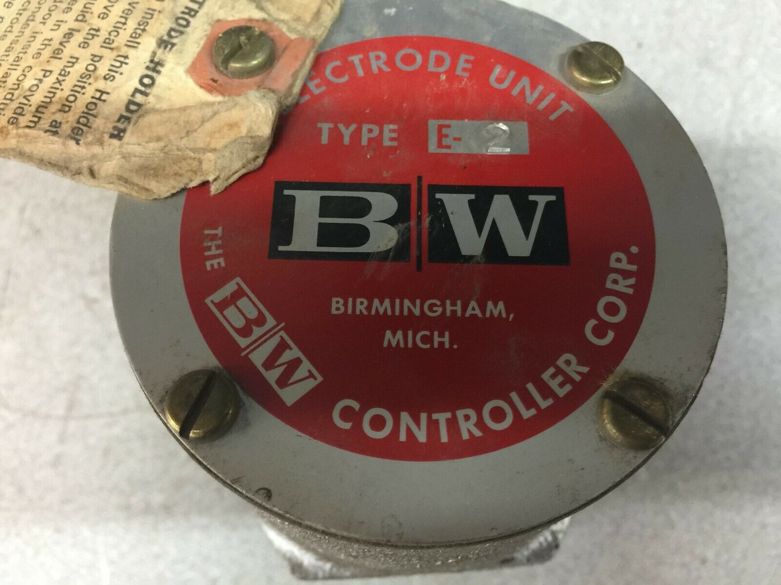 NEW NO BOX BW CONTROLS ELECTRODE HOLDER TYPE E2