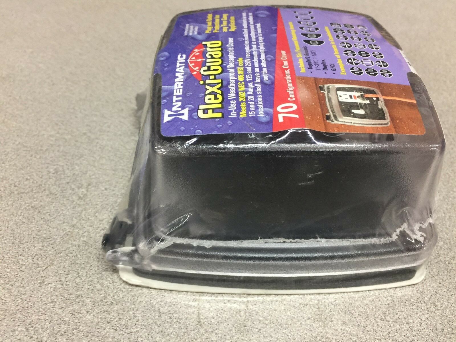 NEW IN PACKAGE INTERMATIC FLEXI GUARD RECEPTICAL COVER WP1220C