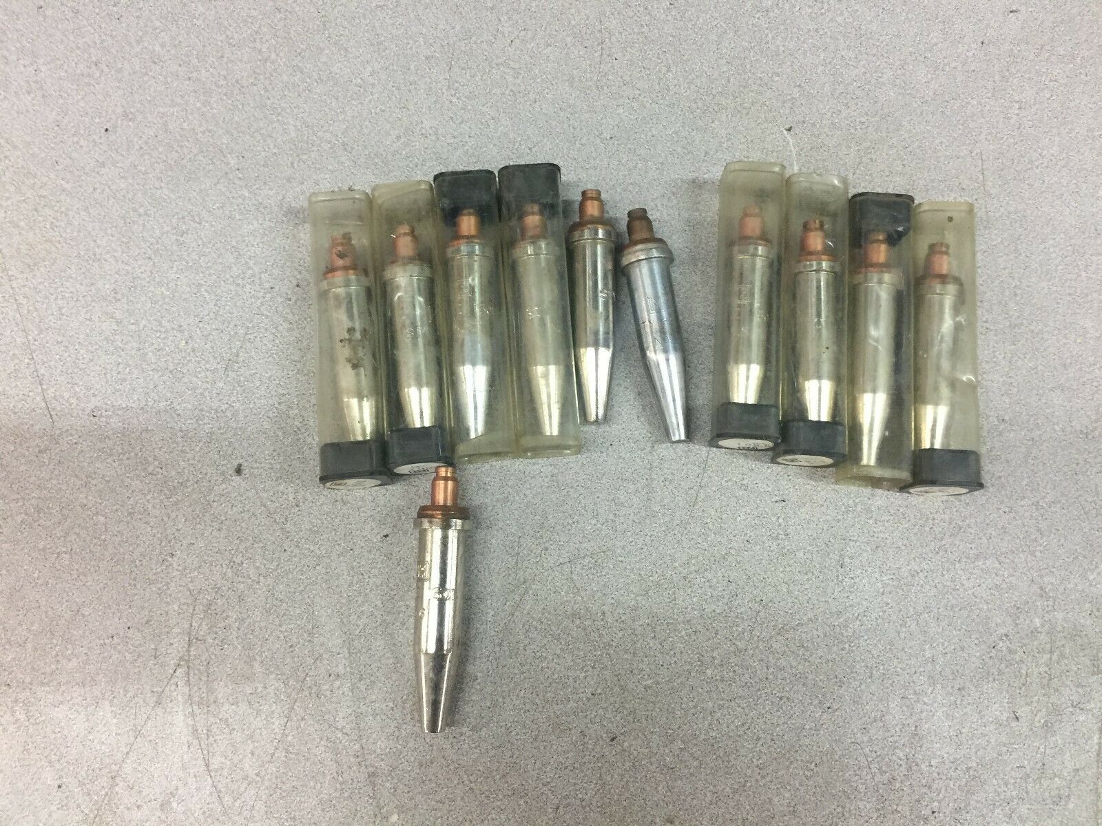 NEW LOT OF 11 NTT CUTTING TIP 10 EA STYLE 1501 #6 1 EA STYLE 1502 #2