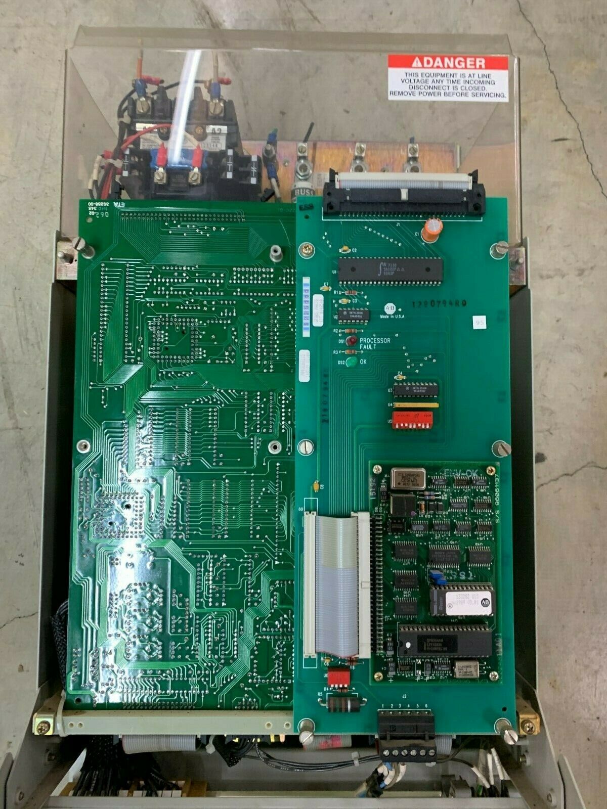 USED ALLEN-BRADLEY 2HP DC CONTROLLER 1395-A63-C1-P50-X1 SERIES B DRIVE