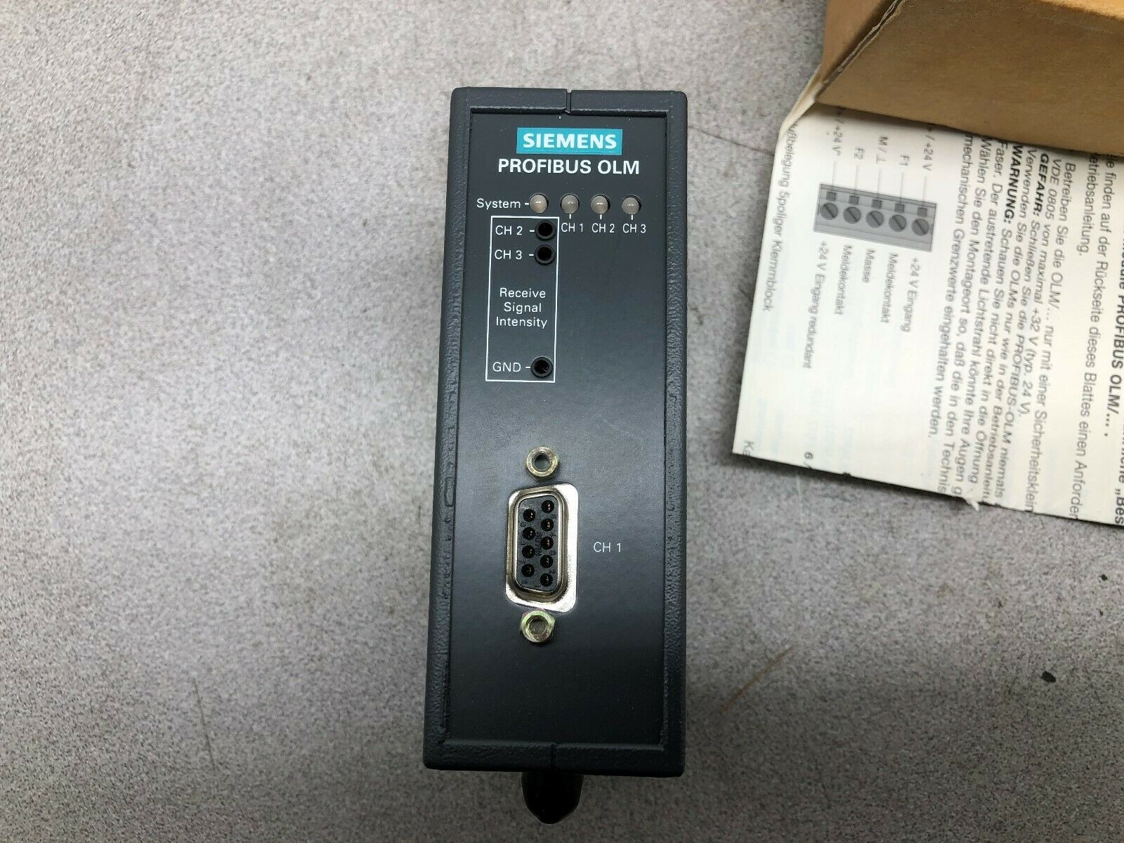 NEW IN BOX SIEMENS OLM/P11 SIMATI NET PROFIBUS 6GK1502-2CA00