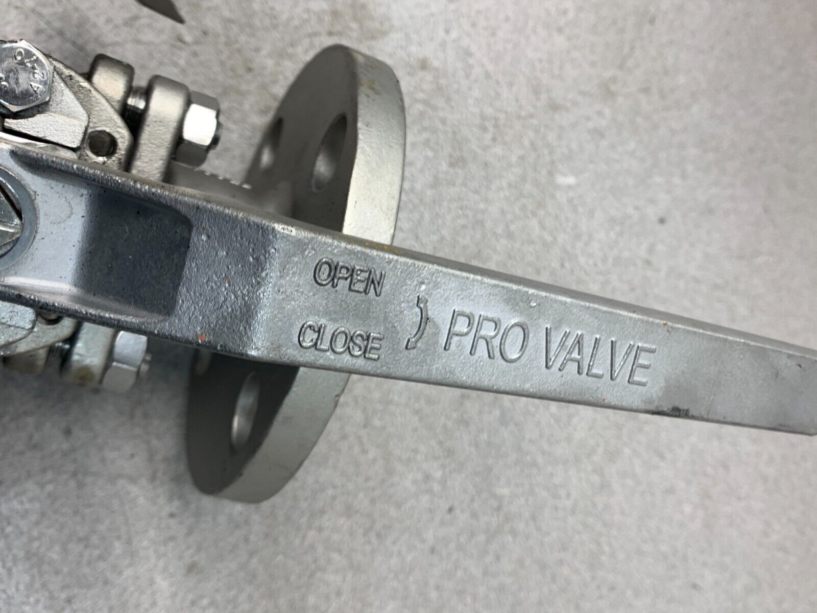 NEW PRO VALVE 1" STAINLESS FLANGED BALL VALVE P100A3ZALLF1H