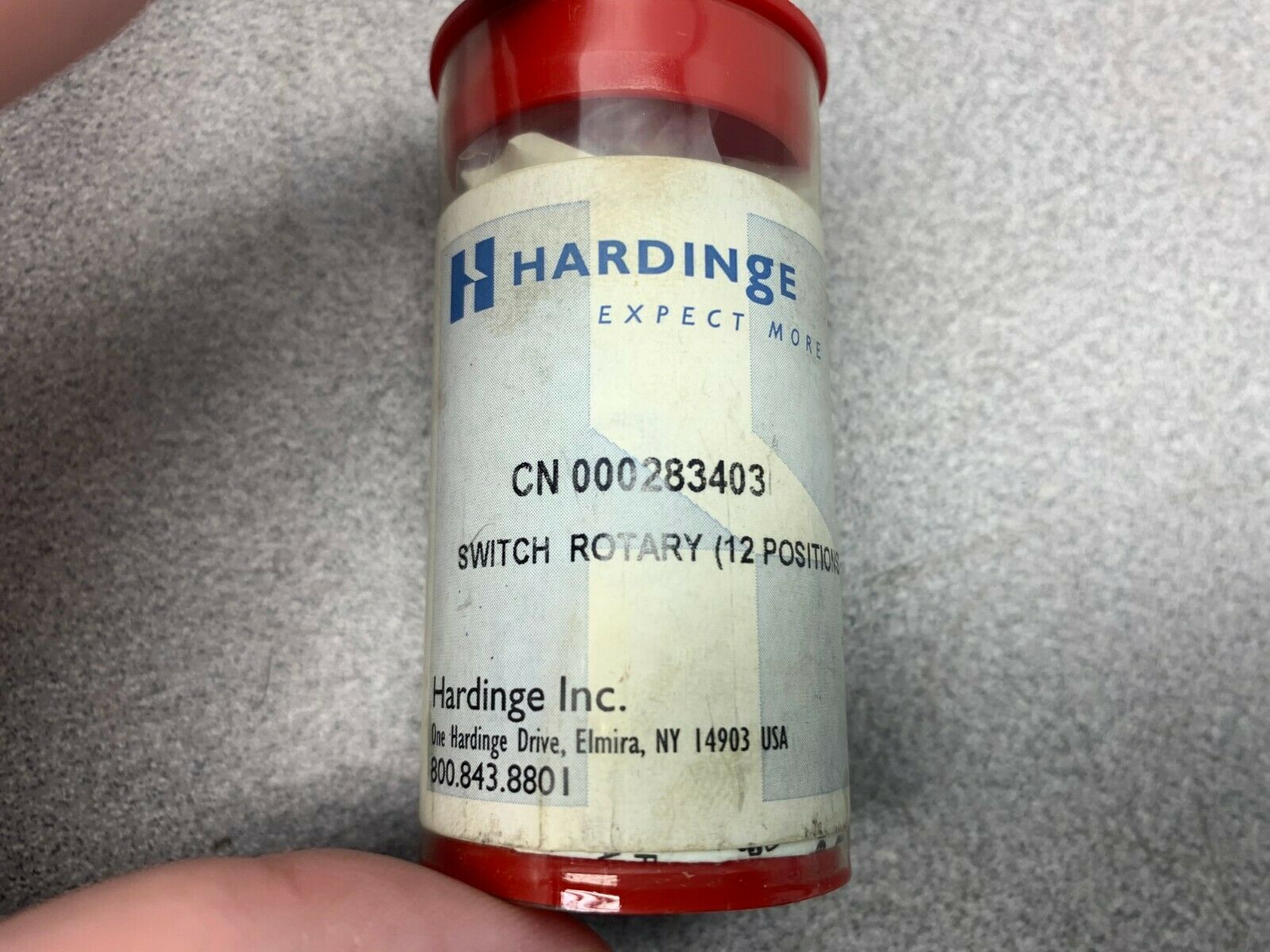 NEW IN BOX HARDINGE ROTARY SWITCH CN000283403