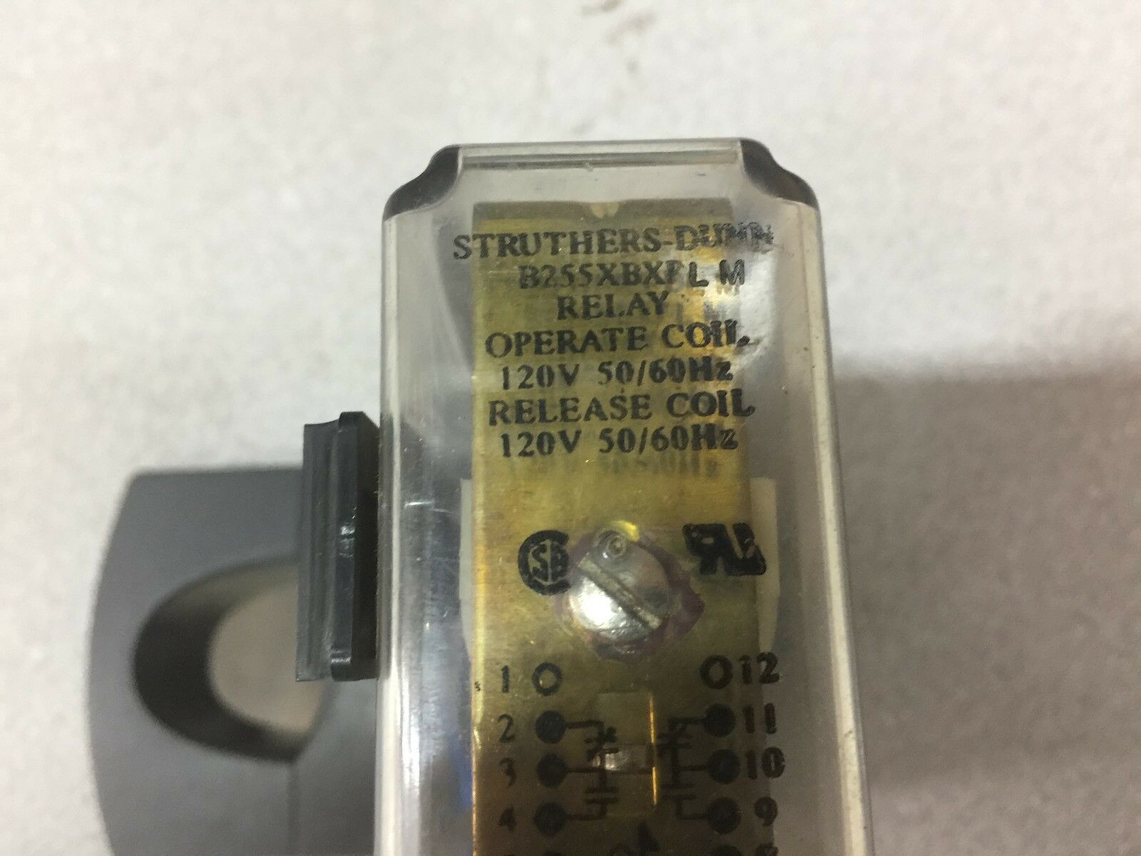 NEW NO BOX STRUTHERS DUNN 120V 12PIN RELAY B255XBXPL M
