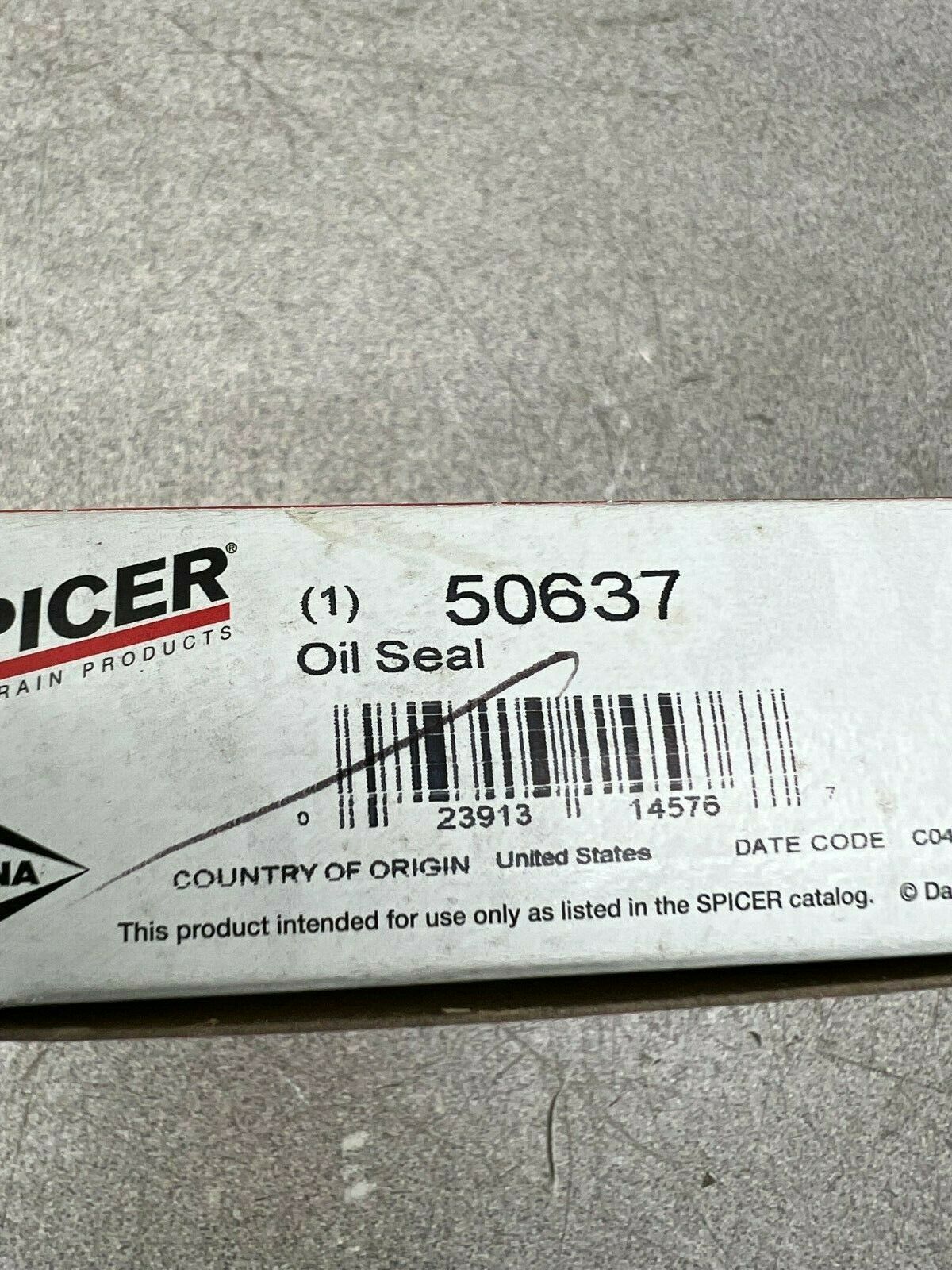 NEW IN BOX SPICER OILSEAL  50637
