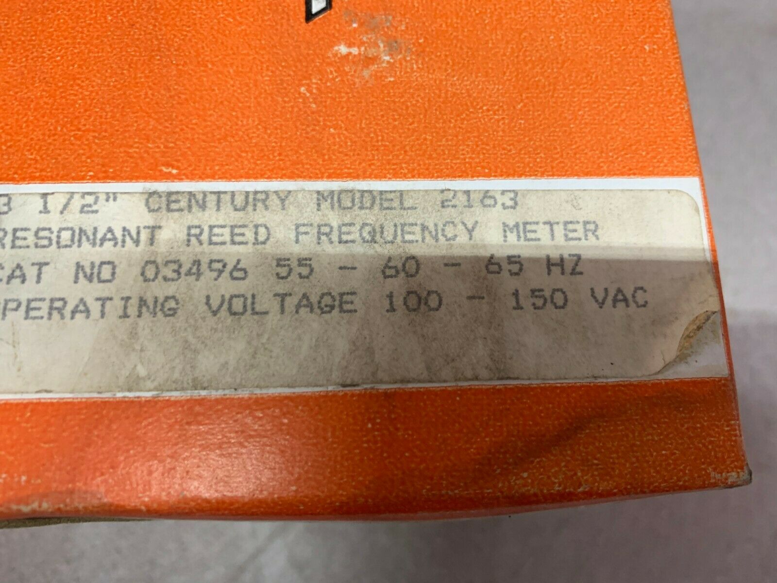 NEW IN BOX SIMPSON FREQUENCY METER 03496