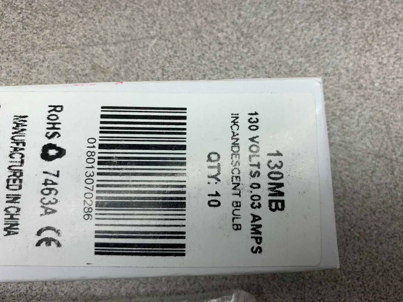 BOX OF 9 NEW IN BOX GENERIC BULB 130MB