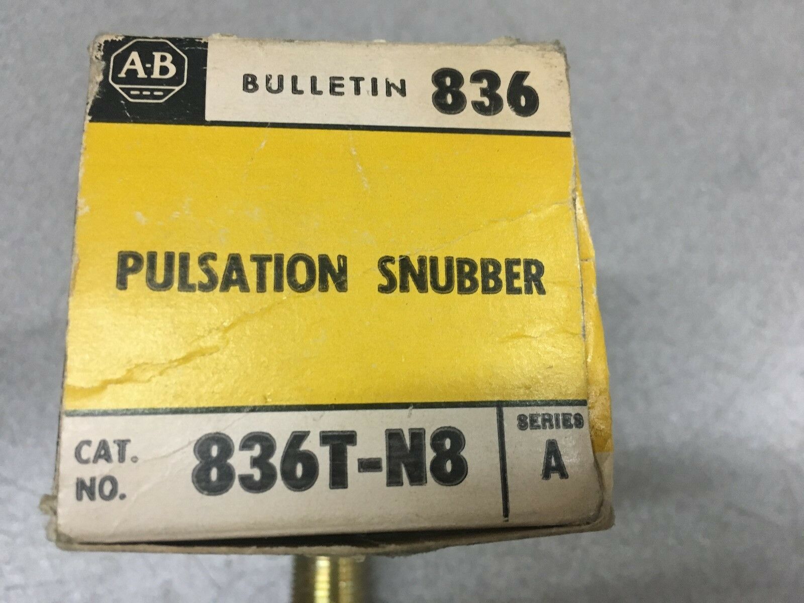 NEW IN BOX ALLEN BRADLEY PULSATION SNUBBER 836T-N8 SERIES A