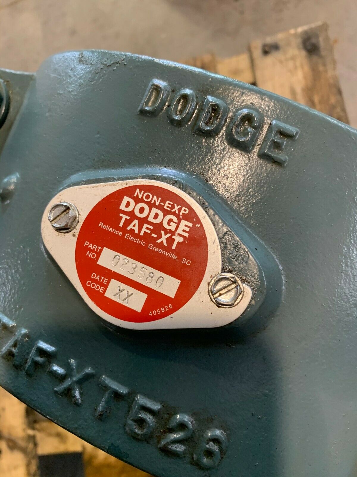 DODGE 4-BOLT TAF-XT526 NON-EXPANSION PILLOW BLOCK BEARING 4-7/16" BORE 023580