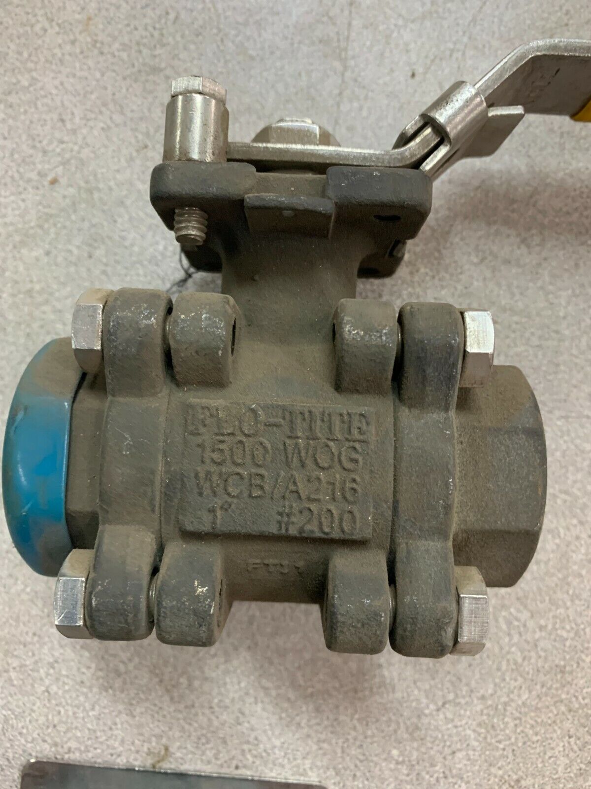 NEW NO BOX FLOTITE 1" BALL VALVE 1500 WOG WCB/A216 #200 TAG: KIF-00-HCV-32-6476