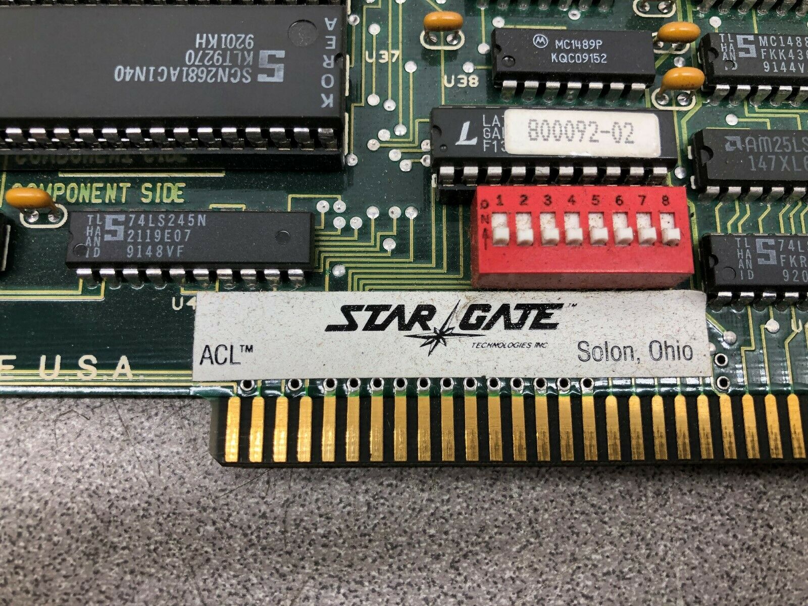 USED STAR GATE COMMUNICATION PCB BOARD 500144-03 / 742244-02