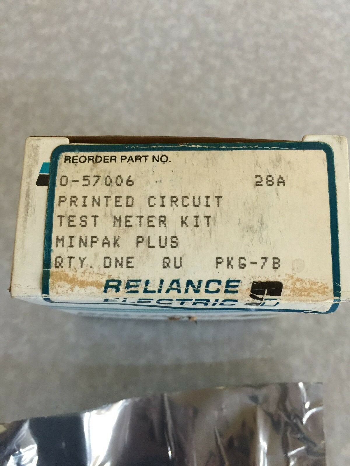 NEW IN BOX RELIANCE ADAPTER KIT FOR TEST METER 0-57006