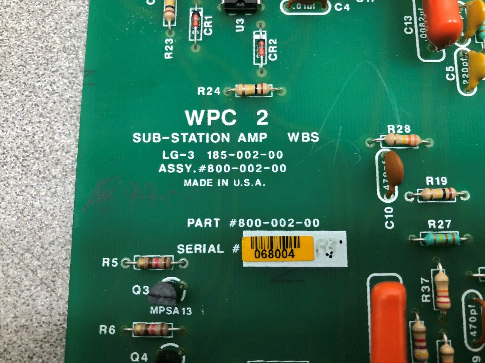 NEW NO BOX WEB PRINTING SCANNER AMP BOARD 800-002-02