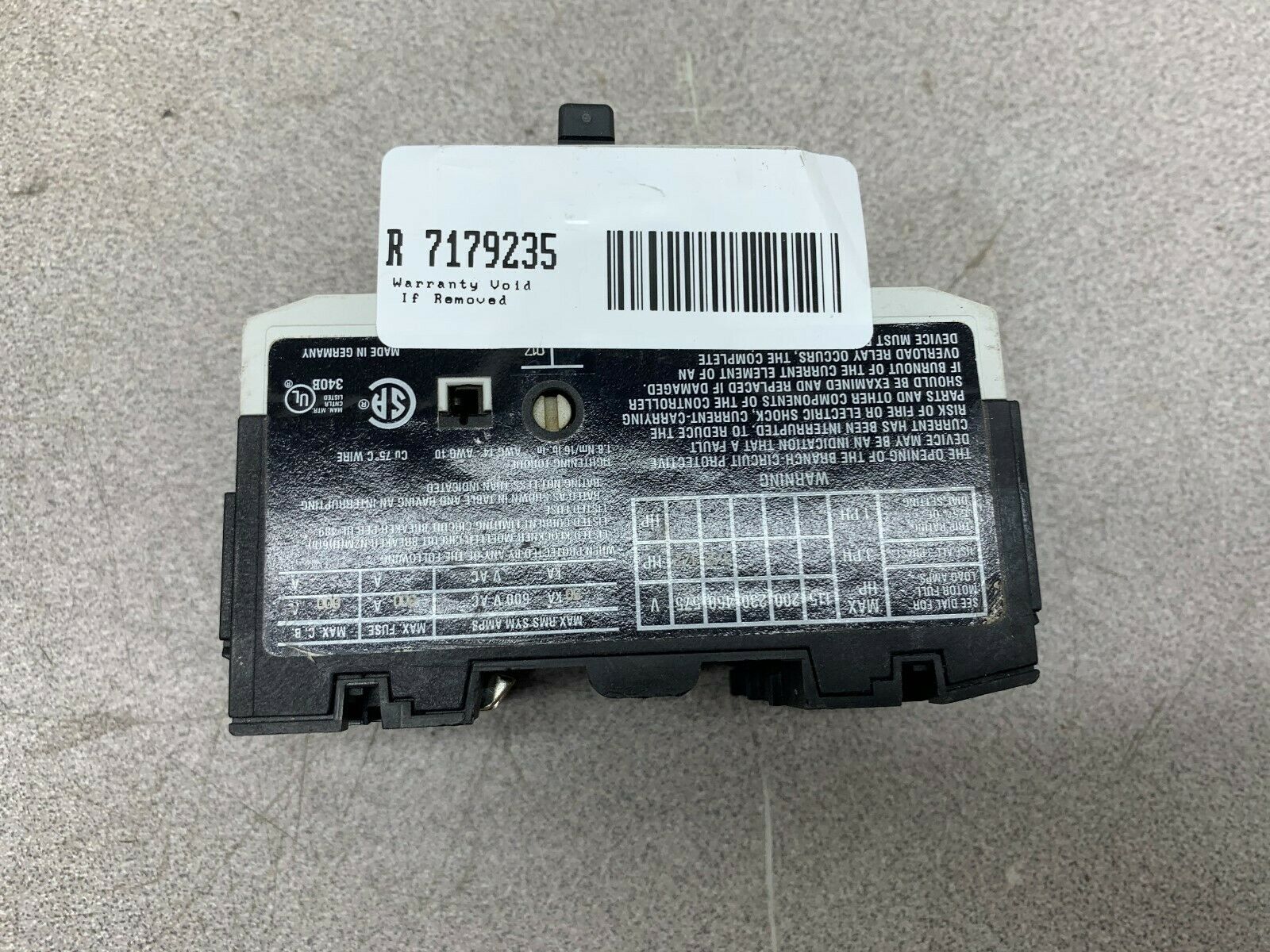 LOT OF 2 USED MOELLER MOTOR PKZM0-0,4