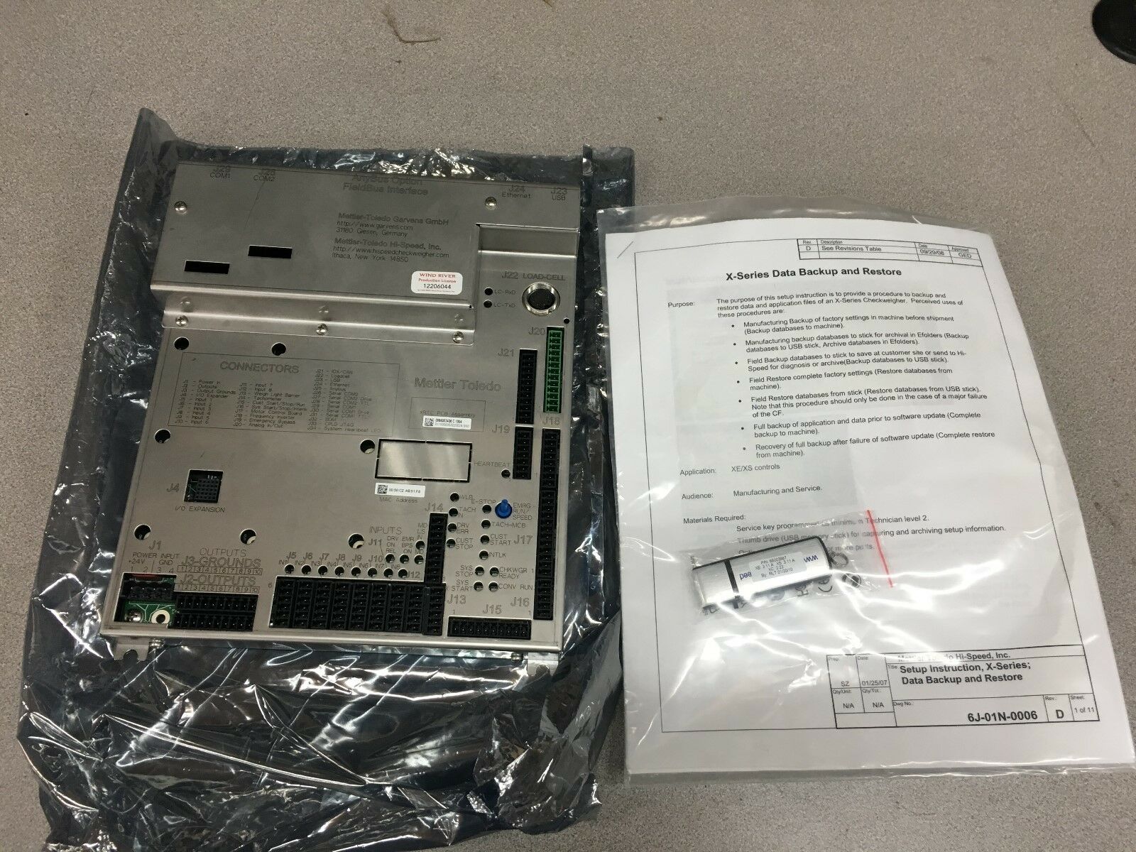 USED METTLER-TOLEDO FIELDBUS INTERFACE 0066003436C1004