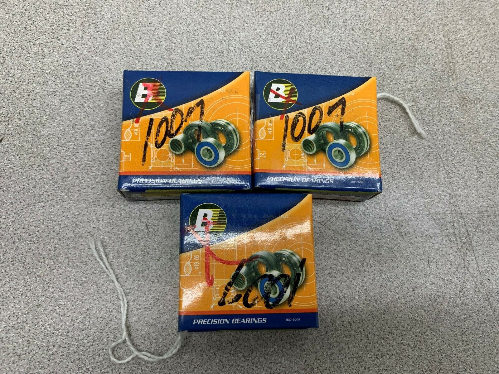 LOT OF 3 NEW IN BOX PRECISION BEARING 6004 2RS/C3