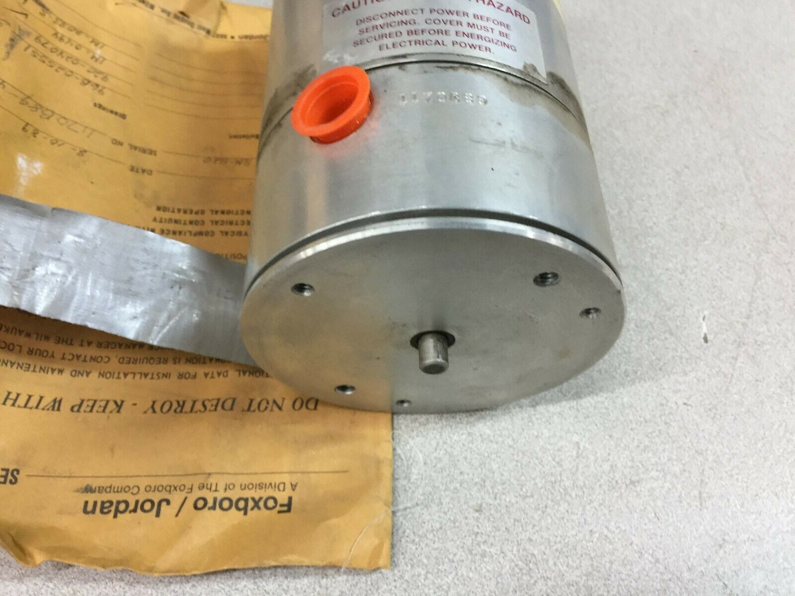 NEW NO BOX FOXBORO/JORDAN 120VAC 1PH SERVO MOTOR SM-1120